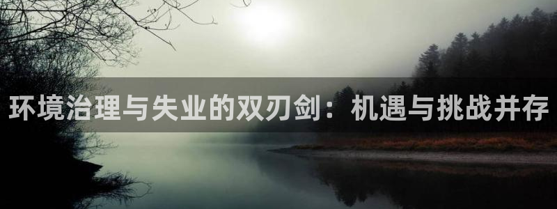凯发k8网站是多少|环境治理与失业的双刃