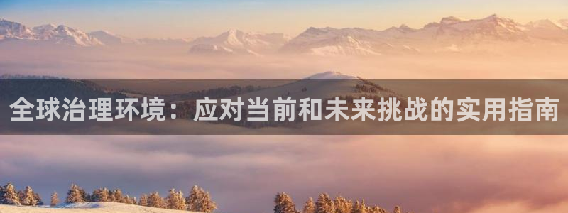 凯发官网入口首页|全球治理环境：应对当前